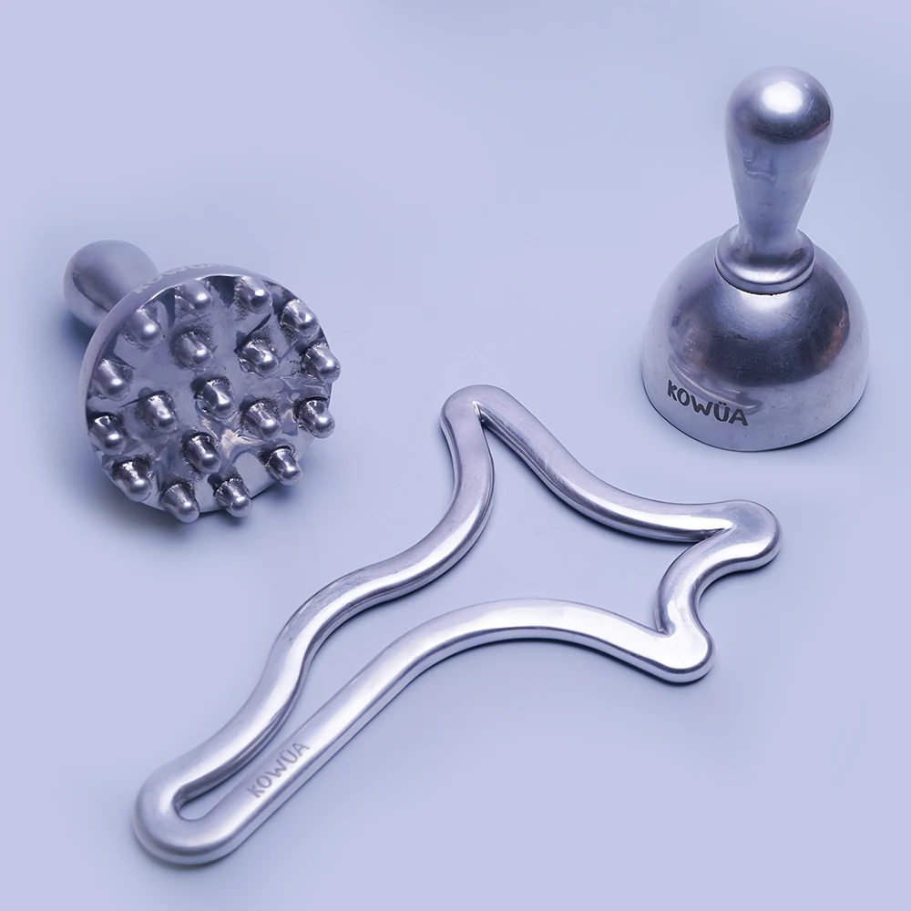 Kit Métal-Thérapie Professionnel (Aluminium Anodisé Médical - 5 Outils)